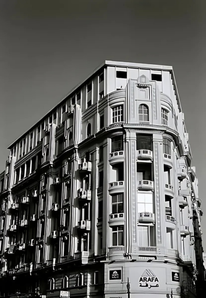 Beautiful architecture in Midan Talaat Harb Square