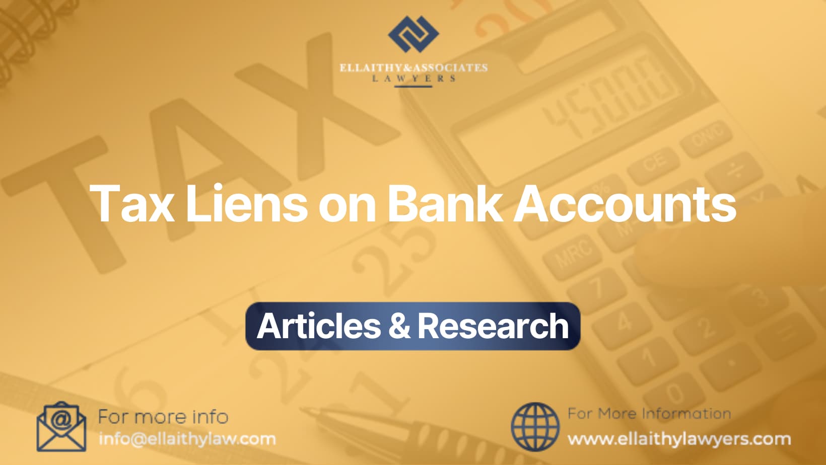 Deal with Tax Liens on Bank Accounts in 2024
